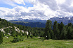 Peisaj Cu Munti De Dolomita Val Badia
